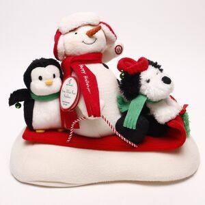 Hallmark Snow What Fun Sledders Animated Dancing Christmas Plush w/Tag Tested
